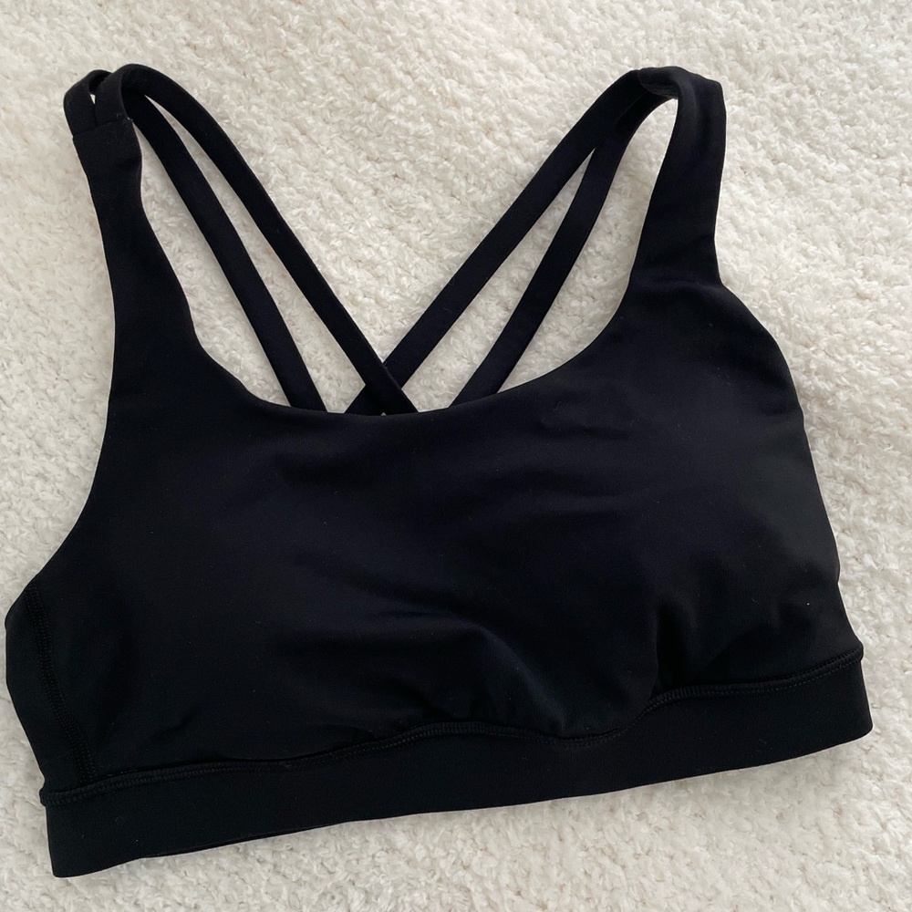 Lululemon Black Energy Bra with Pads